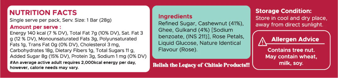 Dryfruit & Gulkand Chikki Pack of 4 - Image 5